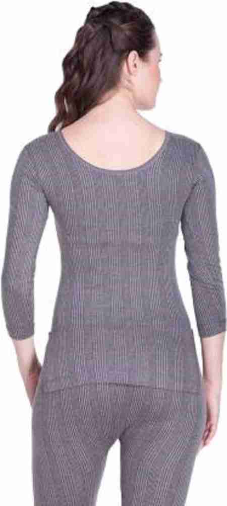 Amul Round Neck Body Warmer Thermal Women's : : Clothing