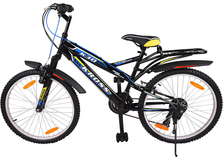 Kross K 30 Unisex Bike For Teenagers Black 24 T Mountain Cycle