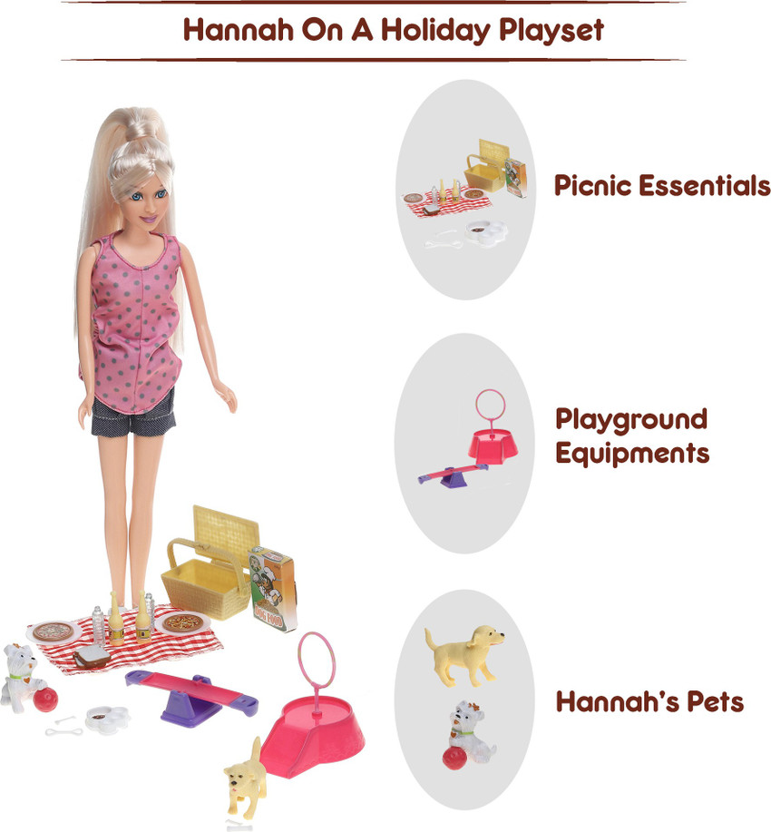 Miss Chief by Flipkart Hannah on a Holiday Playset Hannah on a