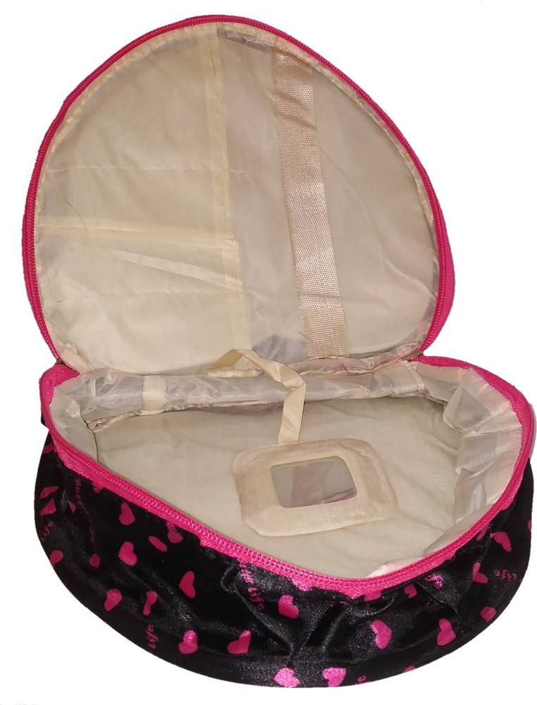 JacGifts Heart Shape Cosmetic Organiser Bag Pouch Cosmetic Pouch