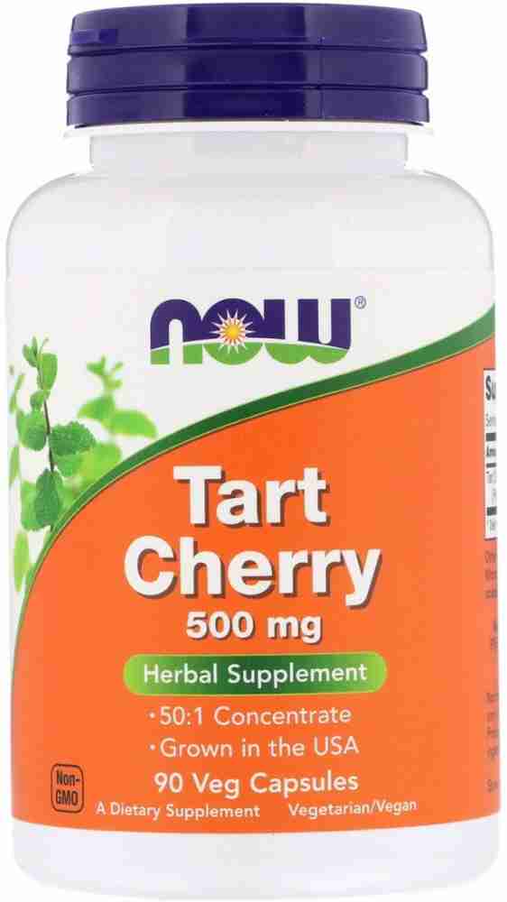 Now Foods Tart Cherry, 500 mg, 90 Veg Capsules Price in India - Buy Now  Foods Tart Cherry, 500 mg, 90 Veg Capsules online at