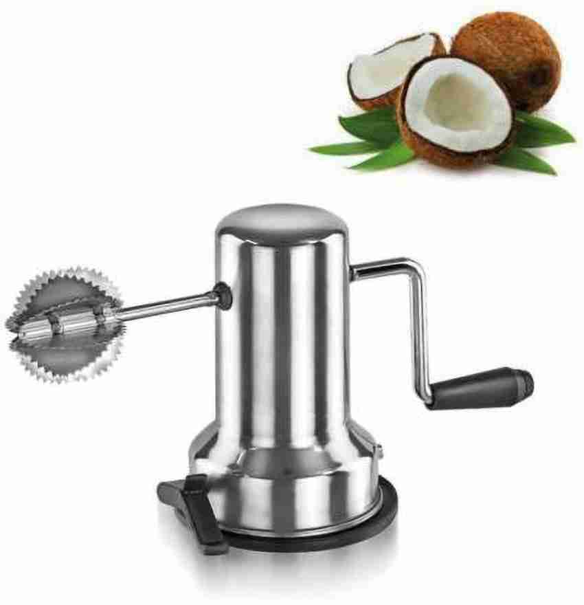 Stainless Steel Vacuum Base Coconut Scraper with Stainless Steel blade  Grater for Kitchen Manual Coconut Scraper Coconut scraper Machine Manual