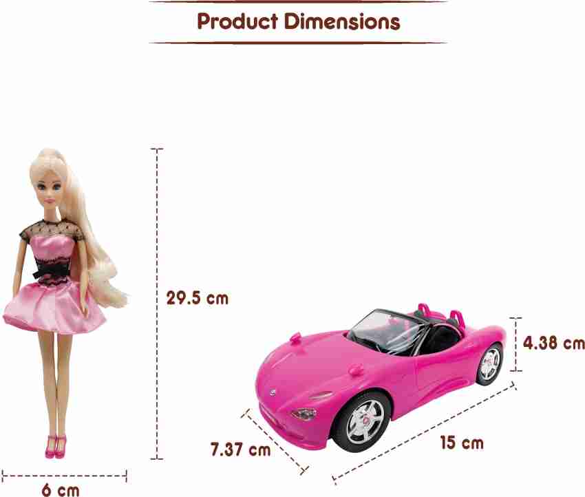 Fashion doll hot sale car