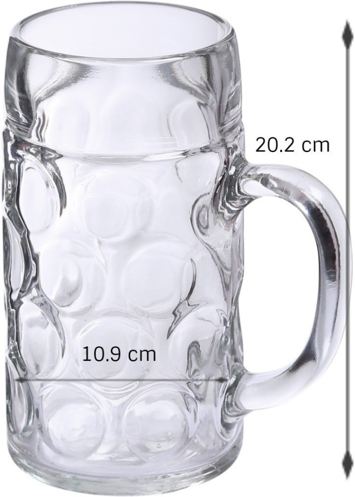 1000ML Beer Glass Mug Large Capacity Beer Mug Glass Crystal Glass