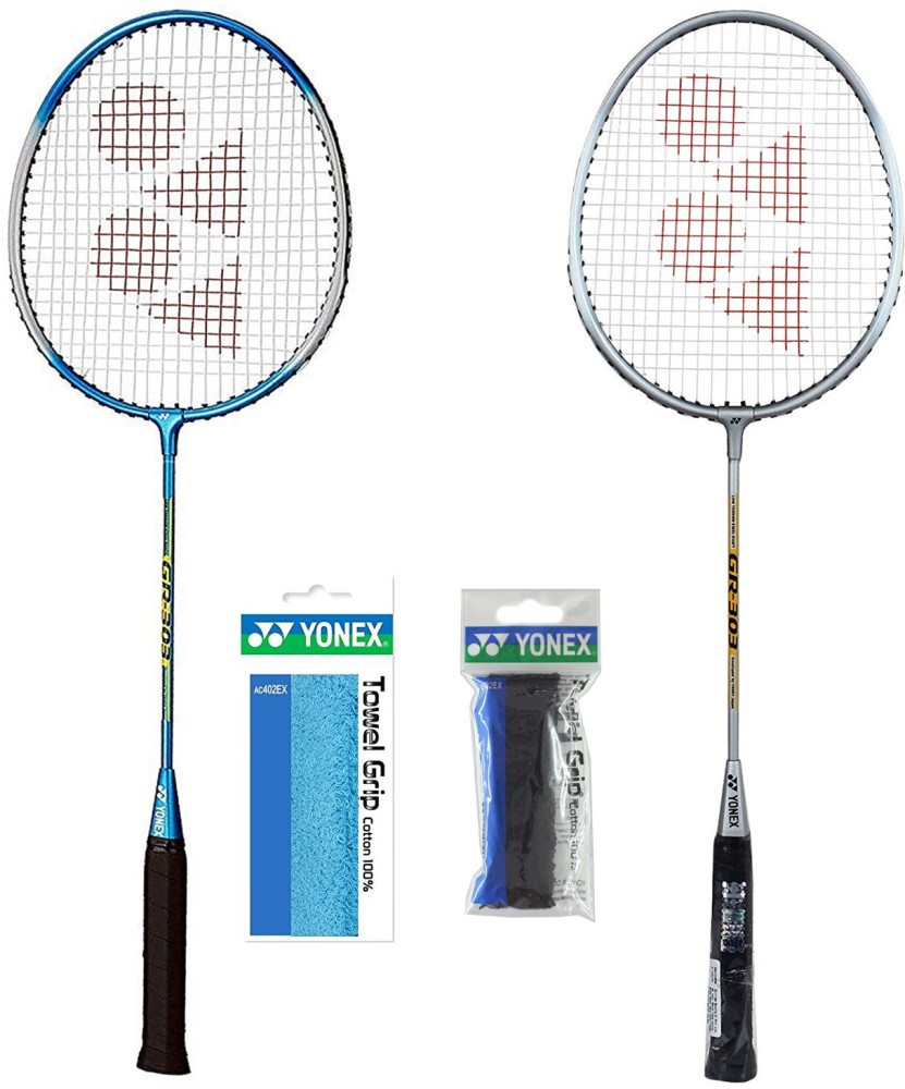 YONEX Aluminium frame Racquet With Towel Grip (color may vary) Badminton Kit