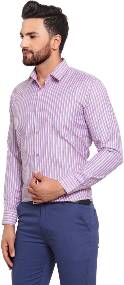 Pink and hotsell blue mens shirt