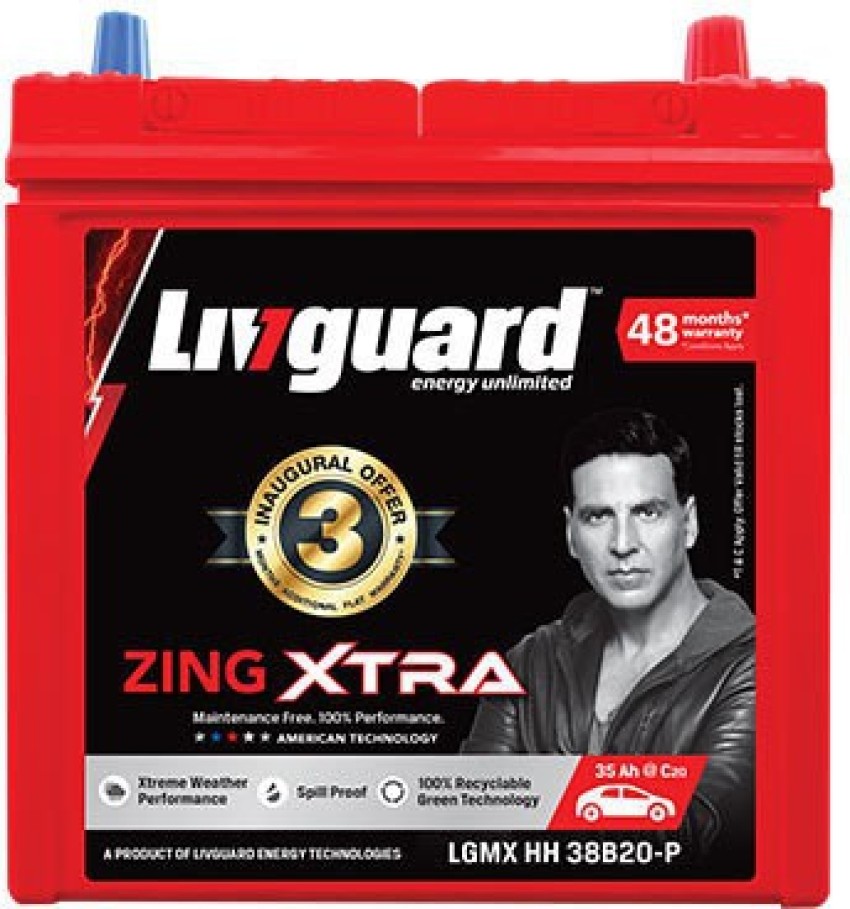 livguard car battery 35ah price