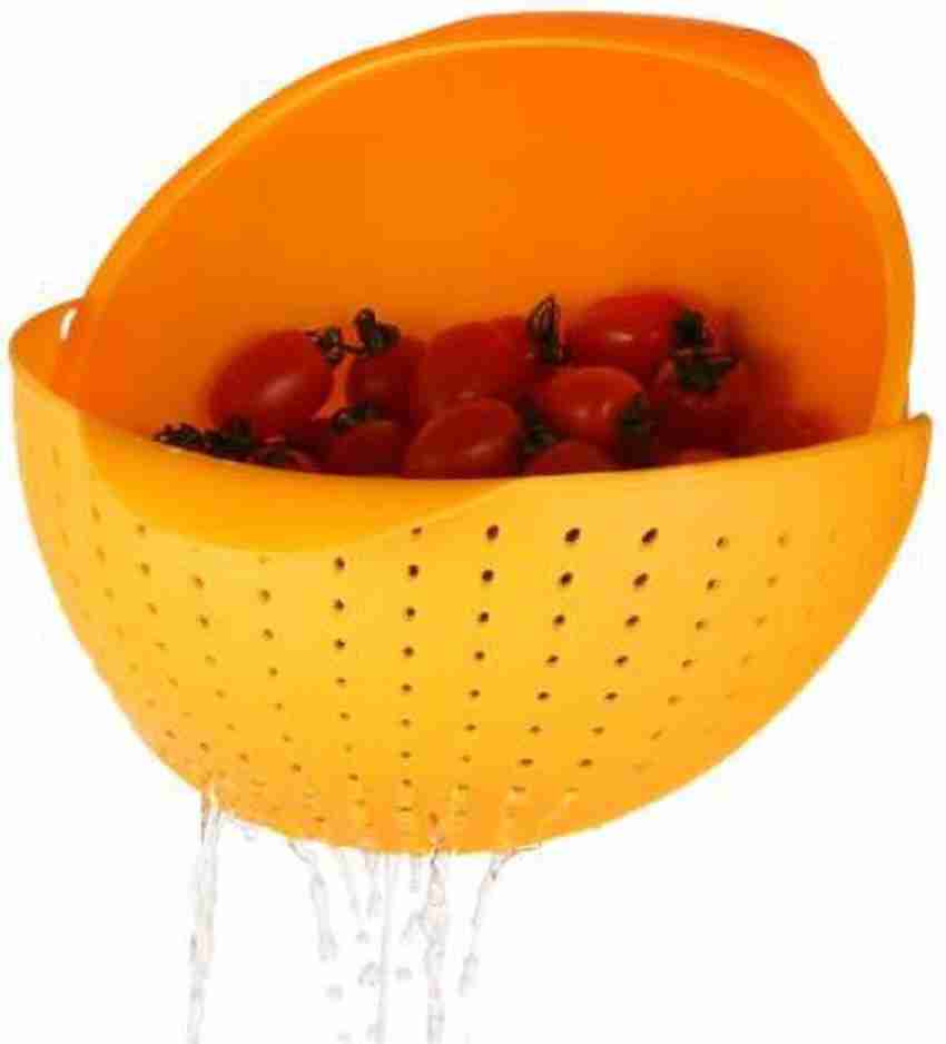  2 In 1 Fruit Cleaner Bowl, Fruit Rinser Strainer