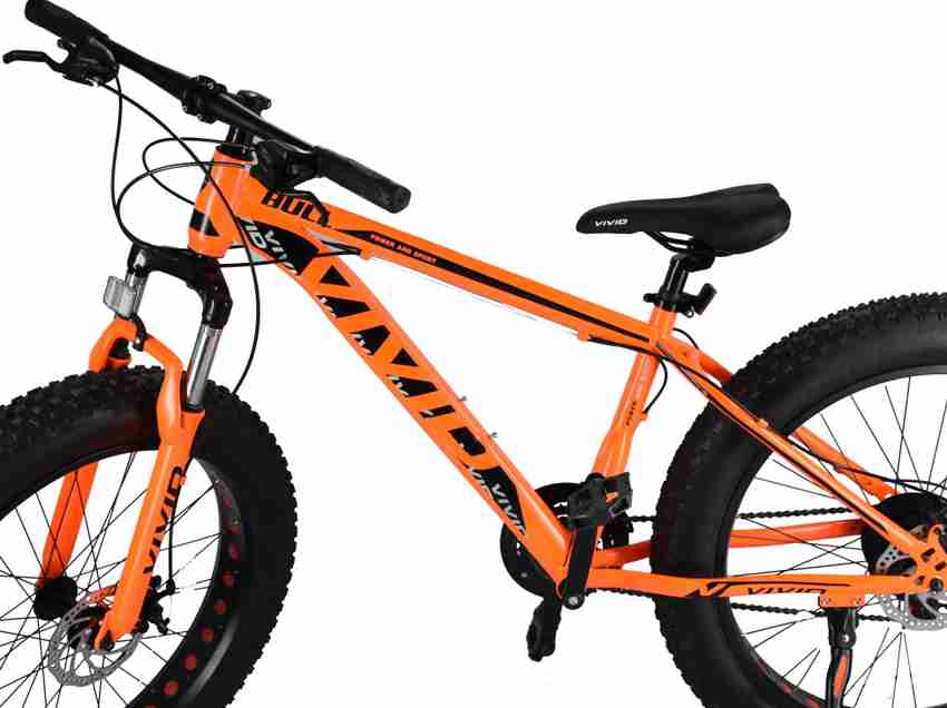 VIVID Bull Front Suspension Dual Disc Brake Fat Bike For Adults