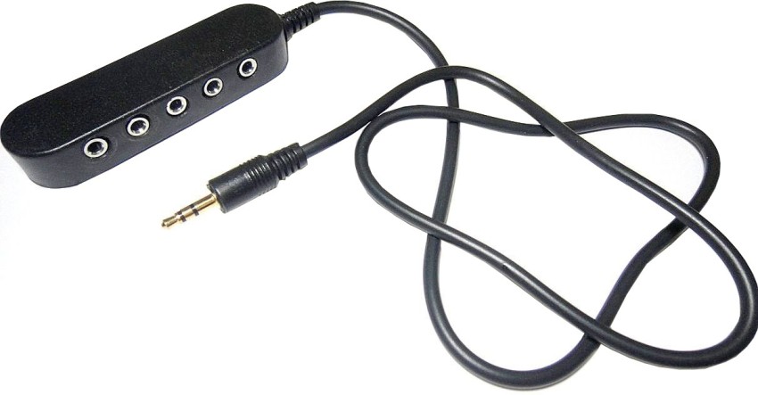 Techvik AUX Cable 3 m 3 Mtr 3.5mm to 6.35mm Male to Male Audio Mixer  Amplifier To - Techvik 
