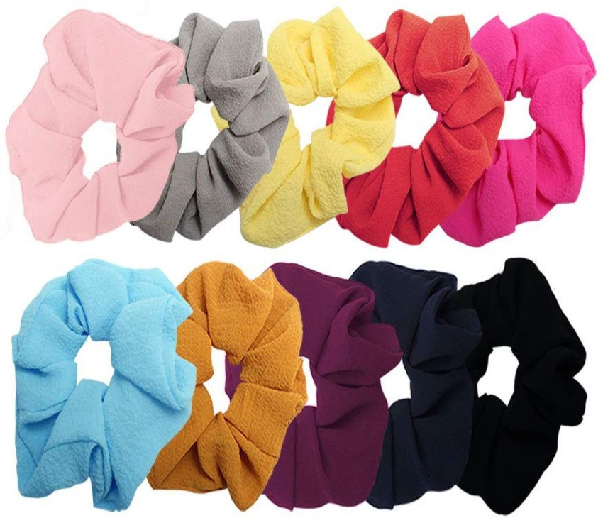 Buy High GlossyS crunchies for Girl Woman Set of 24 Multicolor Online   249 from ShopClues