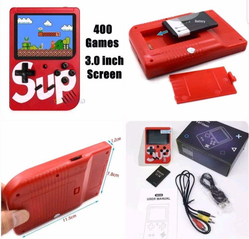 400 In 1 Sup Game Box Rechargable Console/Led Screen/Retro Classic Gaming  Co