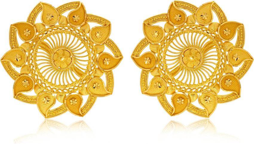 Senco Gold 22K Precious Earring Yellow Gold 22kt Stud Earring Price in India Buy Senco Gold 22K Precious Earring Yellow Gold 22kt Stud Earring online at Flipkart