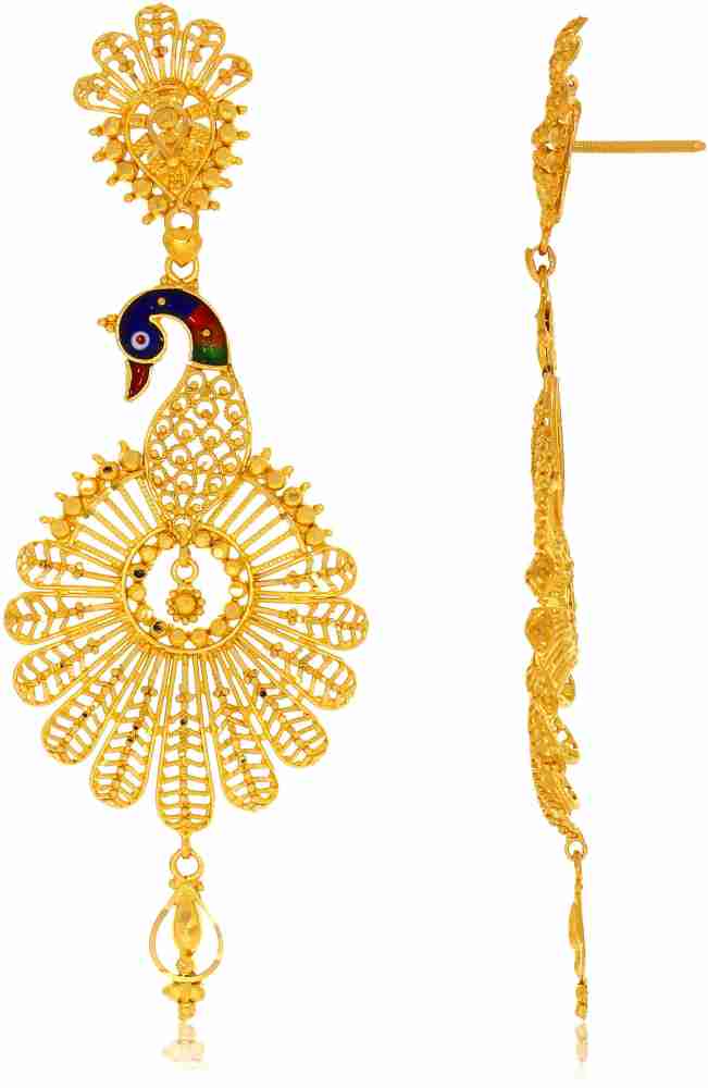 Senco gold chandbali deals earrings