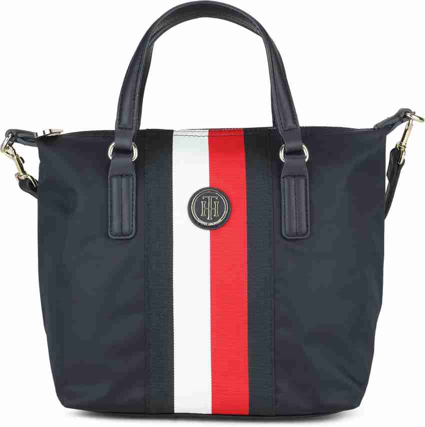 TOMMY HILFIGER Red White Blue Sling Bag POPPY SMALL TOTE CORP Corporate Price in India Flipkart