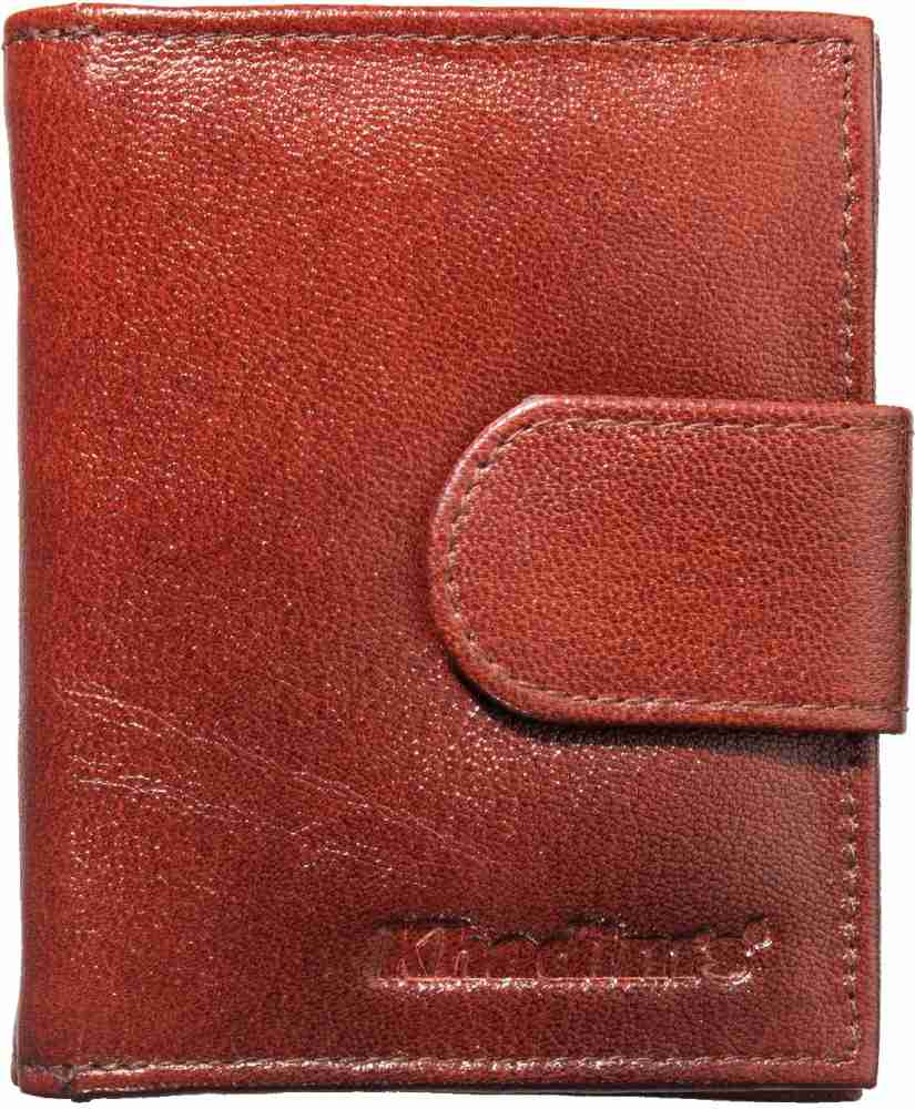 Khadim Men Brown Leather Wallet