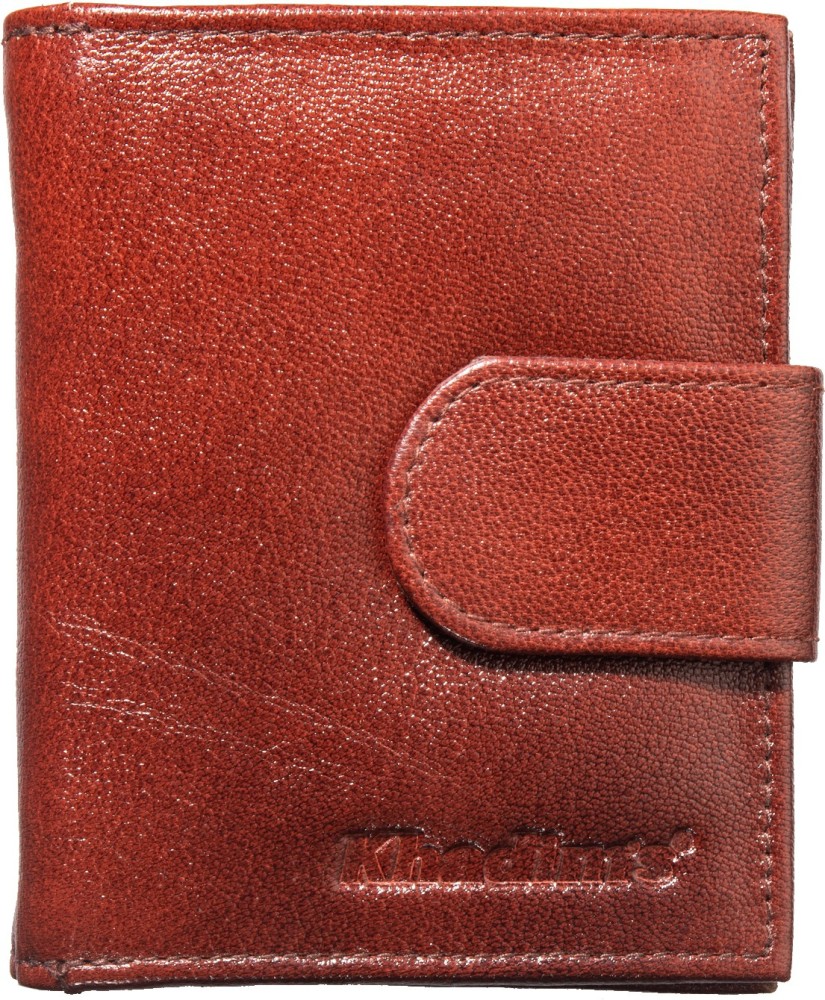 Buy Men Brown Textured Genuine Leather Wallet Online - 705888