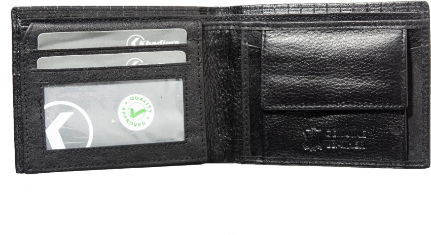 Khadim Women Black Checkbook Wallet