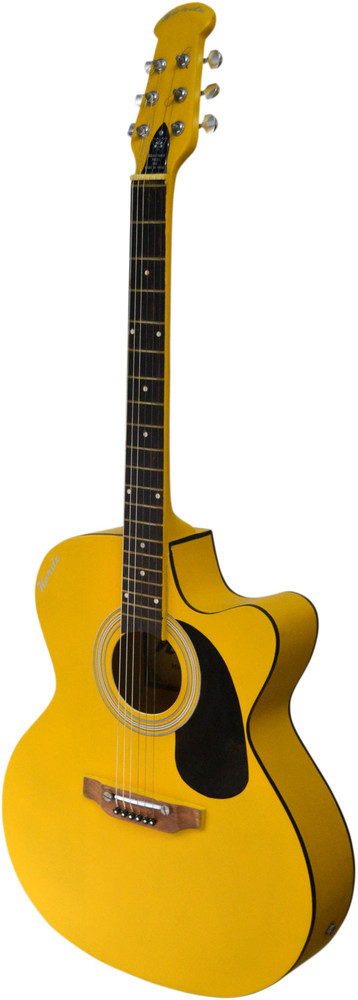 Yellow colour shop guitar