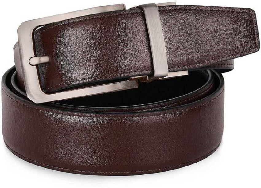Fashion 2 In 1 Men's Luxury Leather Belts- Brown And Black