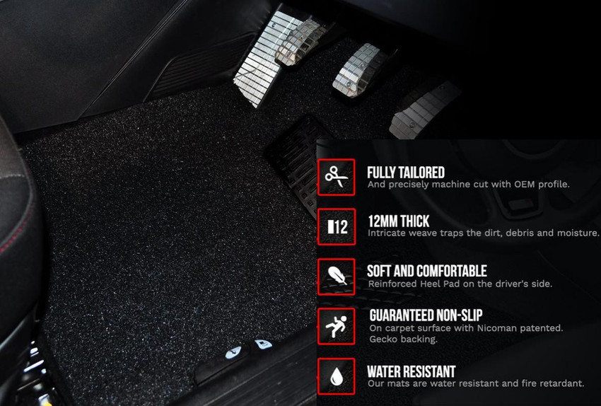 Mitsubishi lancer top car mats