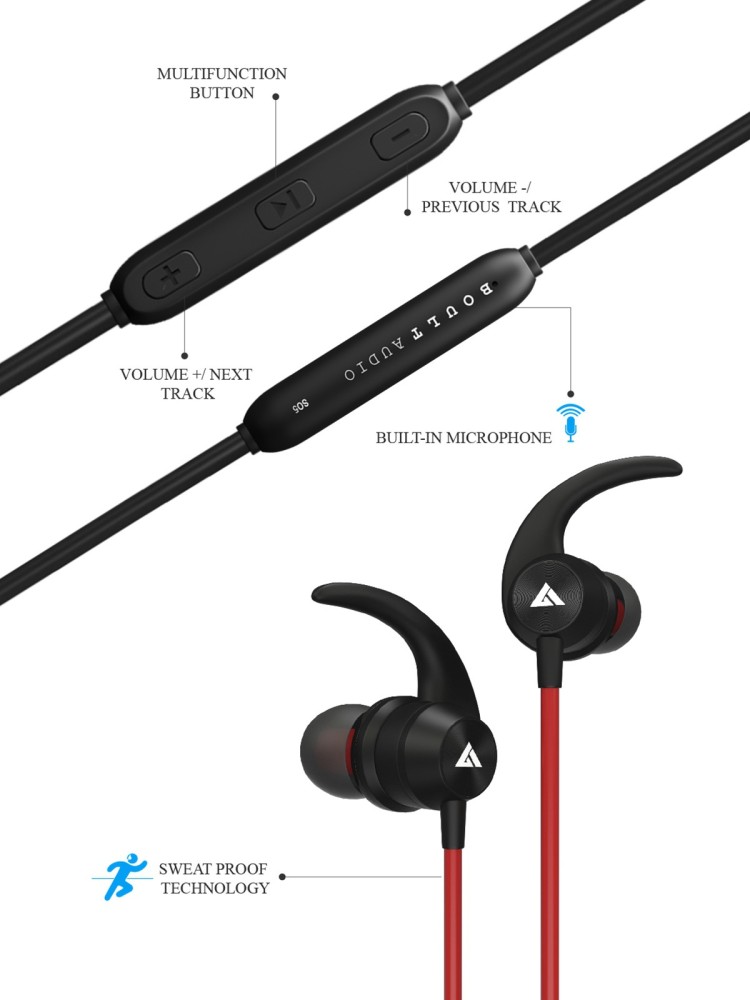 Refurbished Boult Audio Space Wireless Bluetooth Earphones With