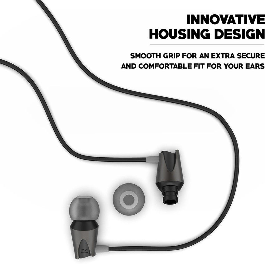 Boult audio bassbuds storm best sale wired headset with mic