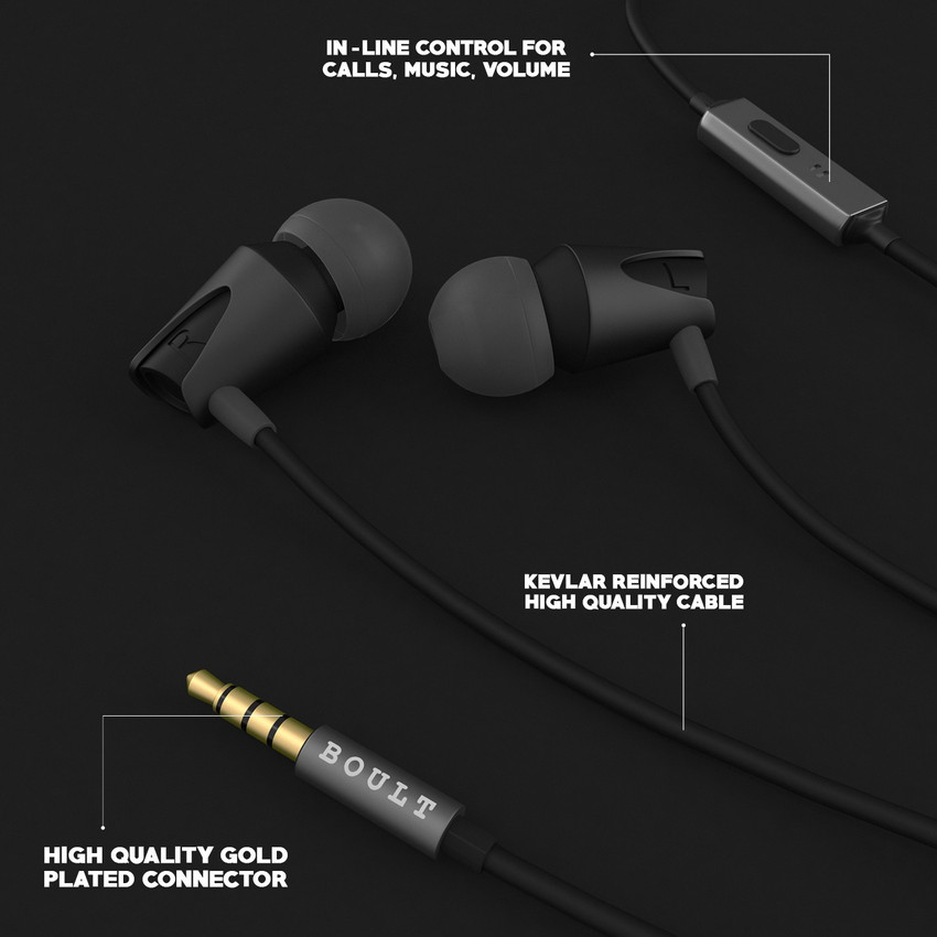 Boult audio bass best sale buds stormx wired headset