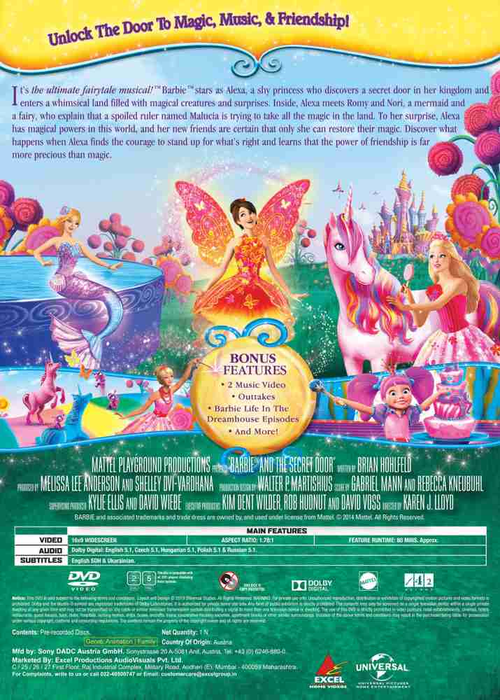 Barbie and the secret discount door full movie english sub