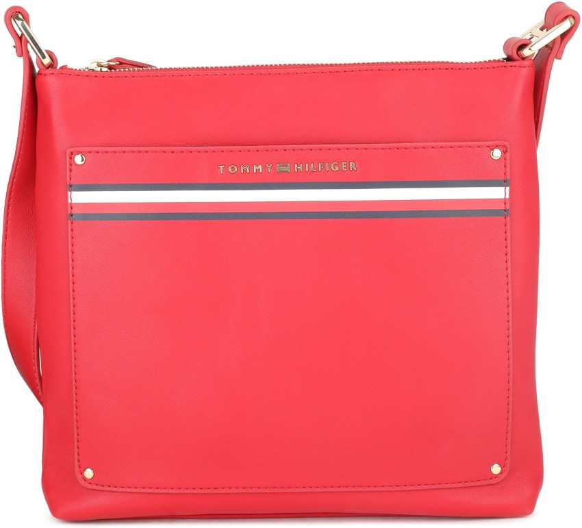 Tommy hilfiger discount red sling bag