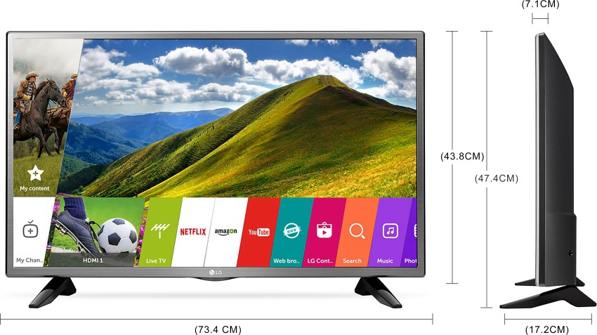 LG 80 cm (32 inch) HD Ready LED Smart WebOS TV Online at best Prices In  India