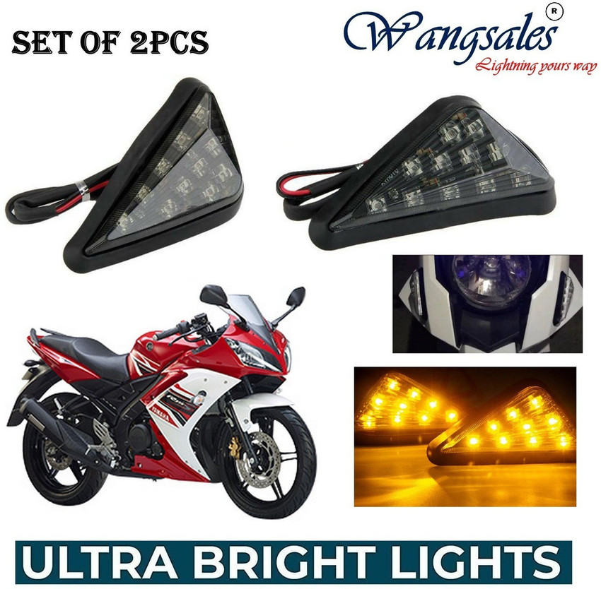Wangsales Side Front Rear LED Indicator Light for Yamaha R15