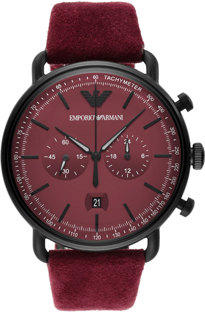 Emporio armani watch new arrivals red