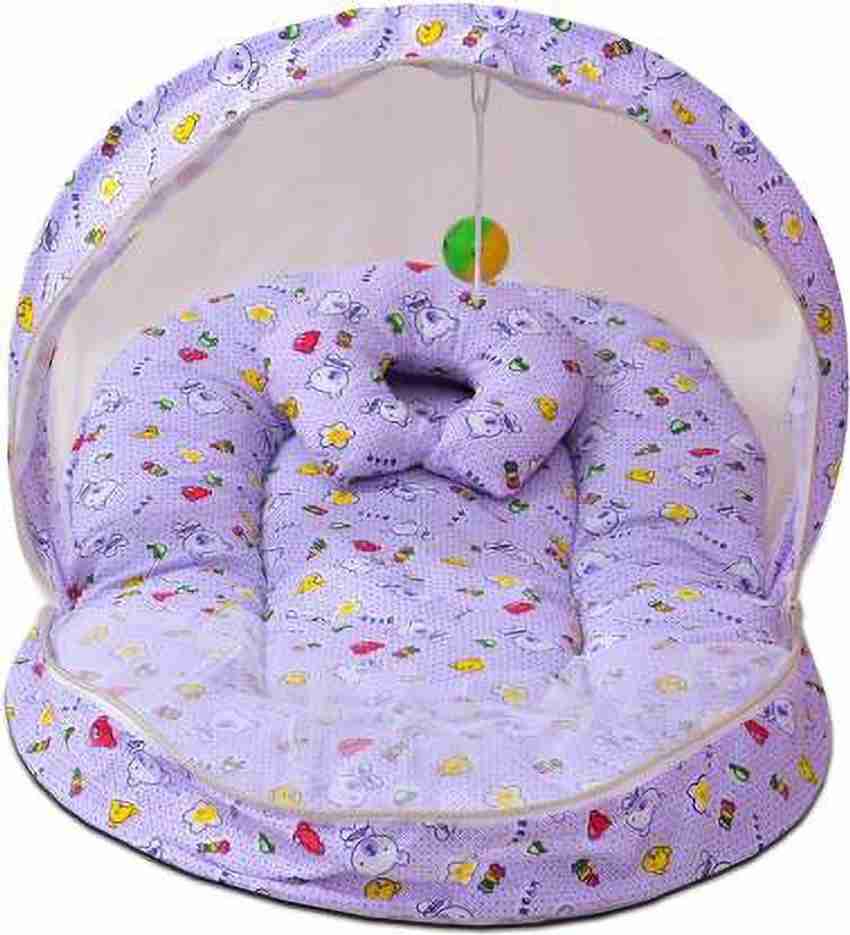 Baby cotton bed with net best sale