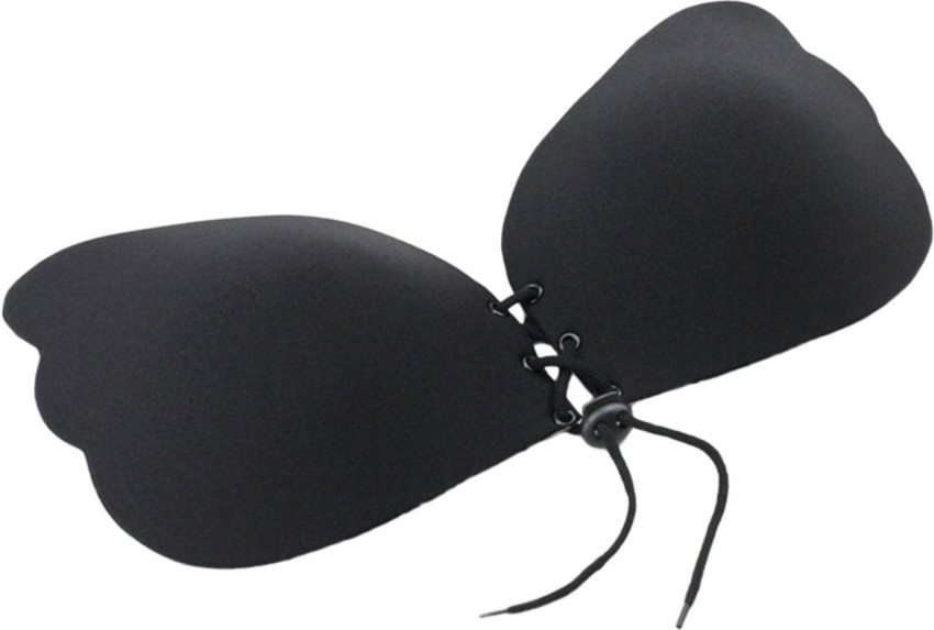 CHILEELIFE by JustHere Strapsless Backless Front Tie Lightly Padded Bra  Front Tie Silicone Padded Bra (Black) Women Push-up Lightly Padded Bra - Buy  CHILEELIFE by JustHere Strapsless Backless Front Tie Lightly Padded