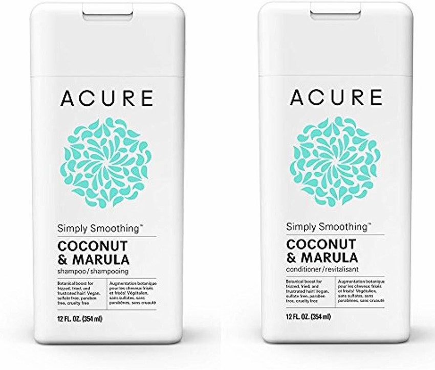 Acure Organics Coconut Hair Straightening All Natural Shampoo and