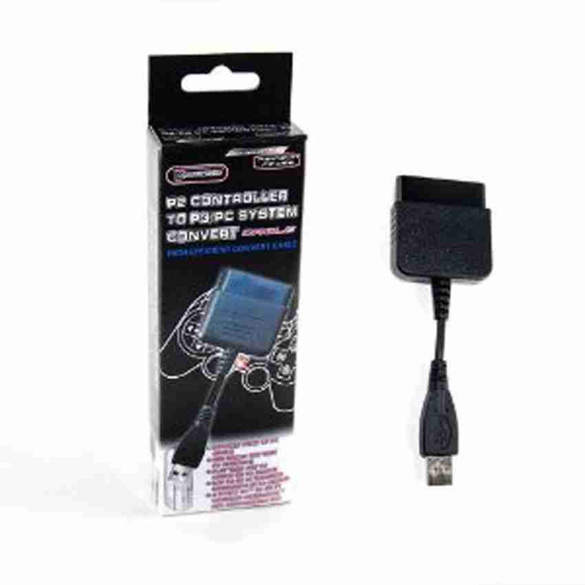 Porro Fino PS2 to PS3 PC Controller Converter Cable Cord USB