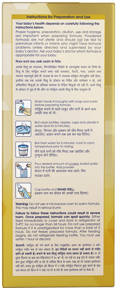 Enfamil infant clearance formula mixing instructions