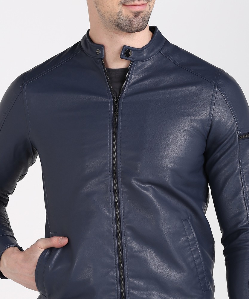 Van heusen 2025 leather jacket