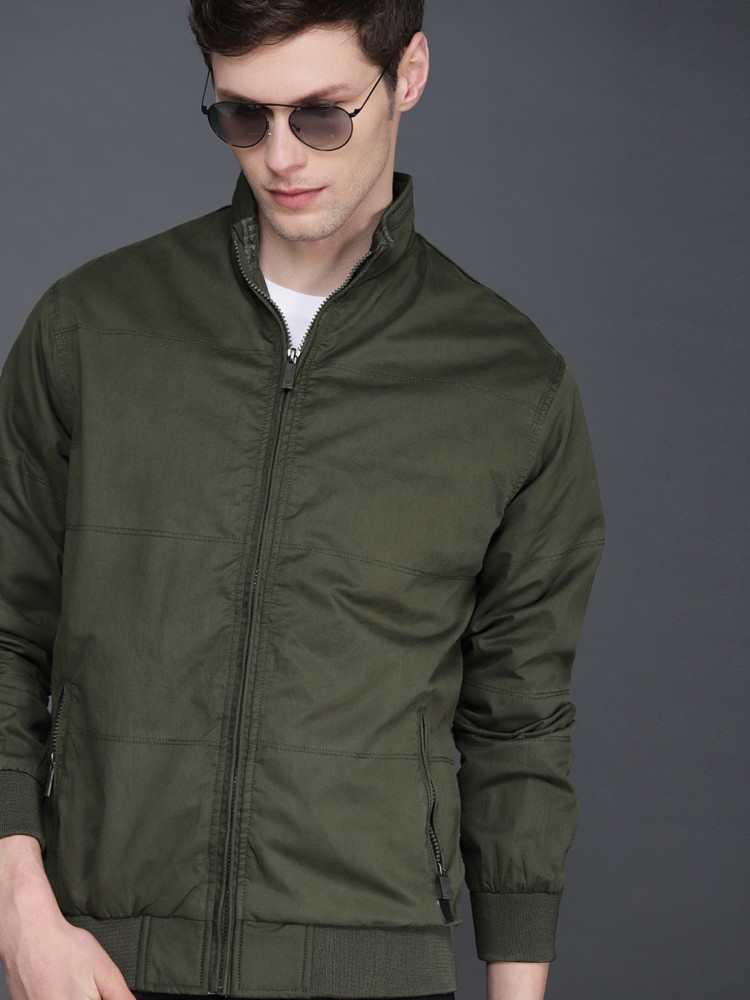 Wrogn olive clearance green jacket