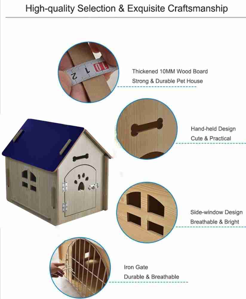 Indoor dog house with gate online