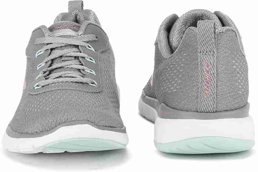 Skechers flex appeal 3.0 breezin kicks two toned trainers sale