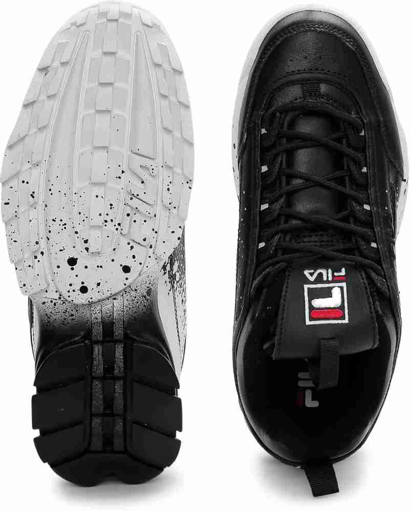 Mens black cheap fila disruptor