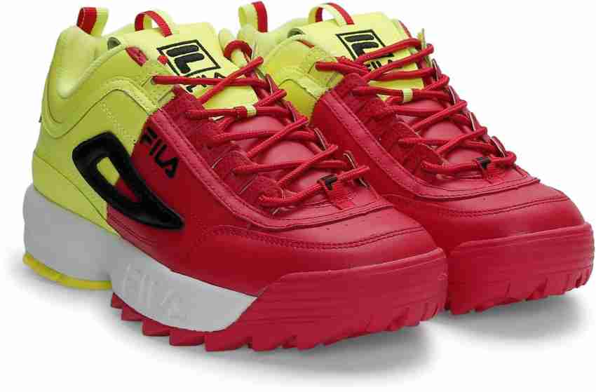 Fila on sale red yellow