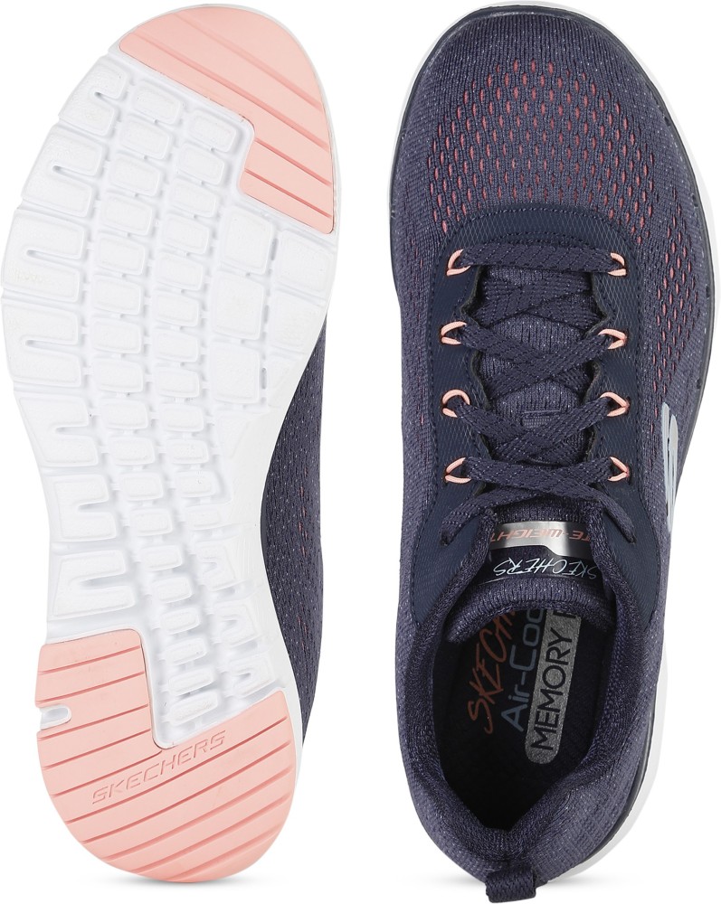 Skechers flex appeal 3.0 breezin kicks two toned clearance trainers