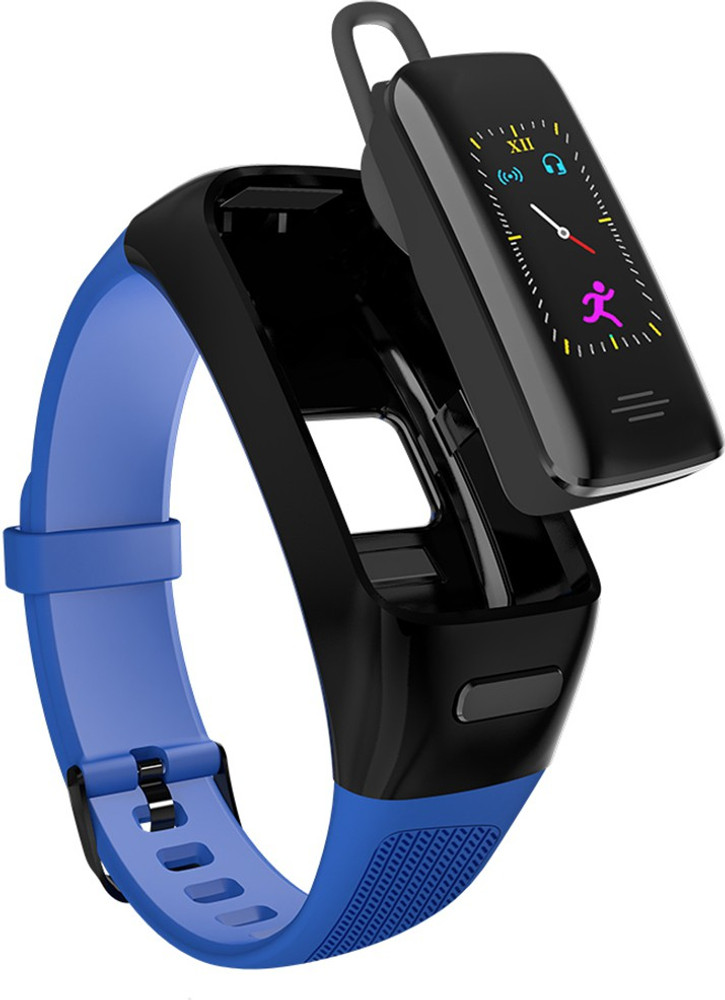 Bingo f8 blue bluetooth earphone fitness band Price in India Buy