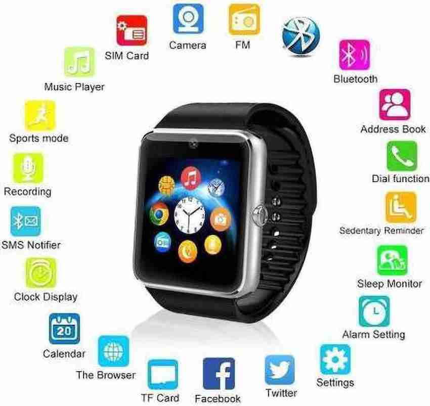 aybor gt08 smart watch phone with bluetooth Smartwatch Price in