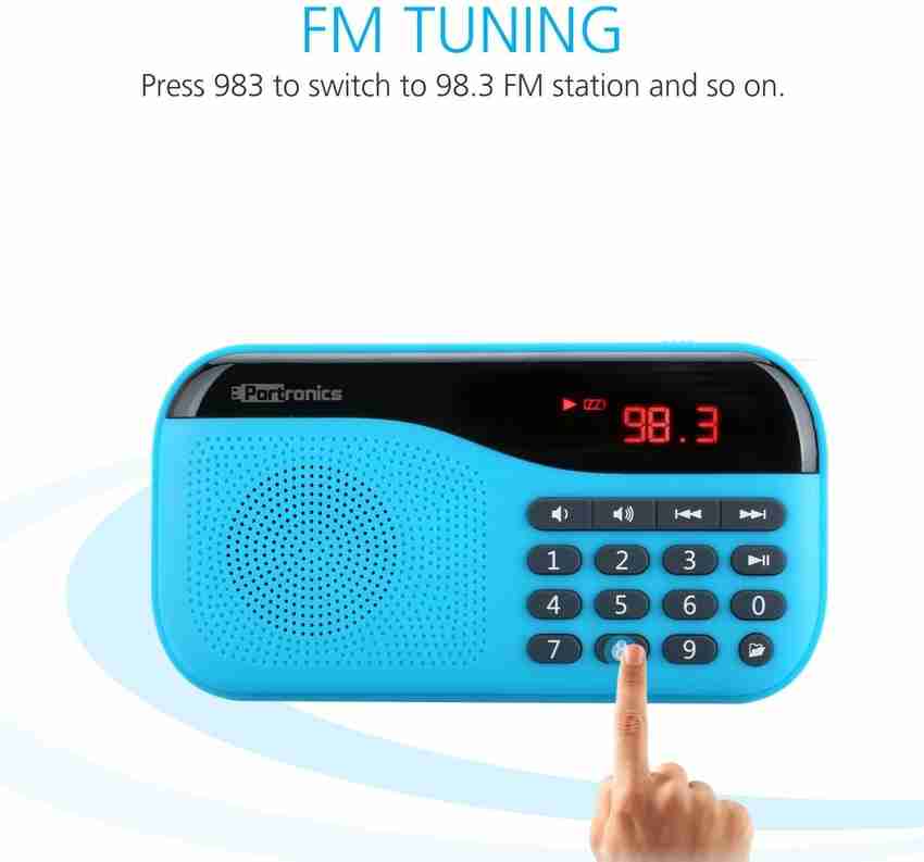 Portronics radio cheap