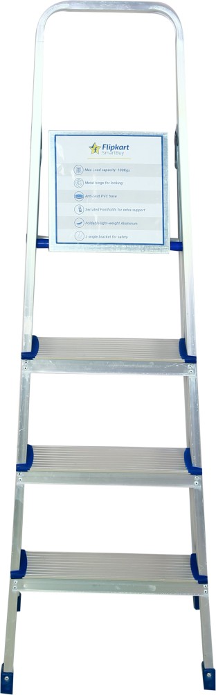 Flipkart SmartBuy 6 Step Dual Purpose Aluminium Ladder Price in India - Buy  Flipkart SmartBuy 6 Step Dual Purpose Aluminium Ladder online at