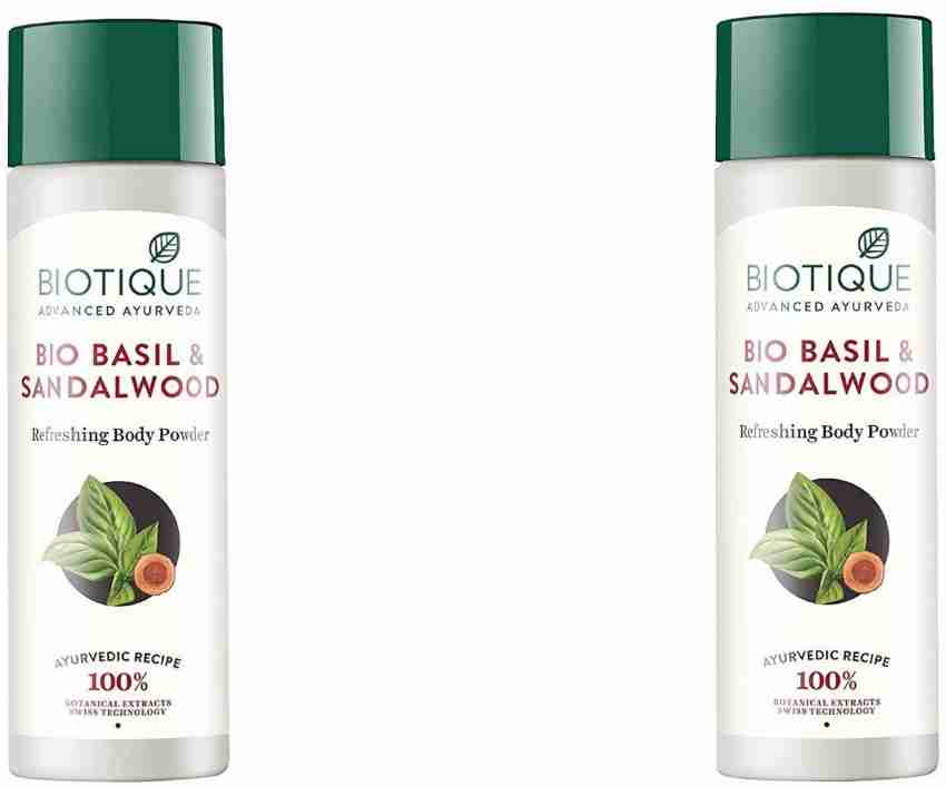 BIOTIQUE Basil and Red Sandal wood Body Talc Price in India Buy